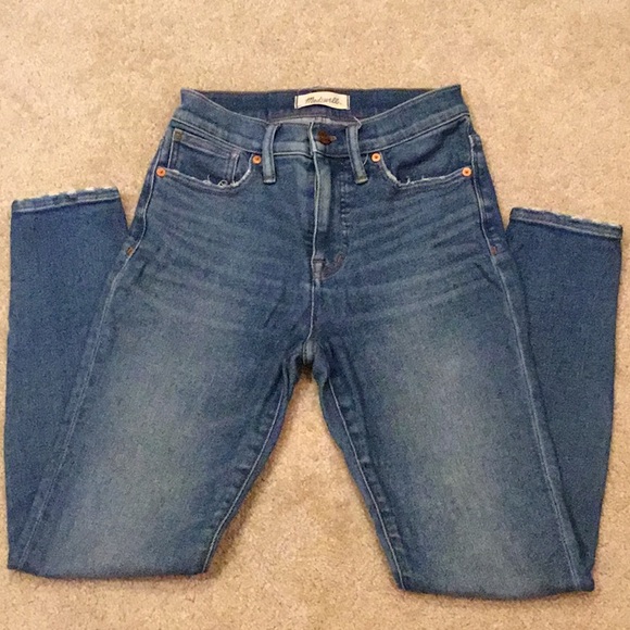 Madewell Denim High Rise Skinny Jeans - Picture 3 of 16